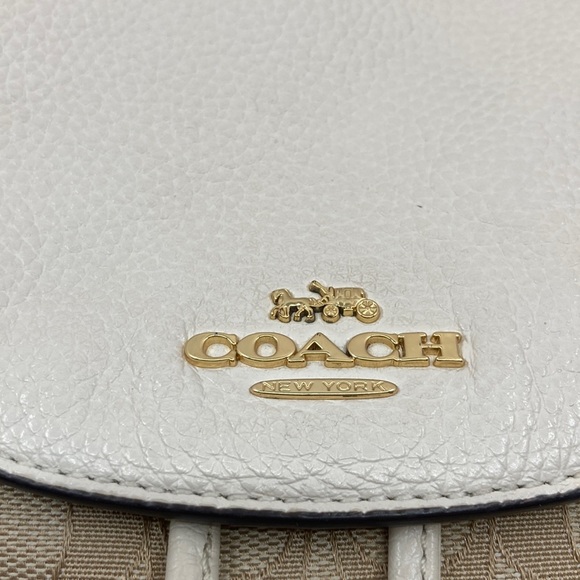 coach billie backpack in outline signature COACH Canvas Warner Backpack CW211 QBNRX TAN Coach billie backpack in -